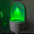 Mozgásérzékelős toalett LED világítás
