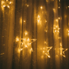 Karácsonyi LED csillag fényfüzér - melegfehér