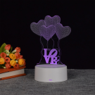 3D LOVE lámpa