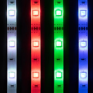 Zenére villogó RGB LED szalag