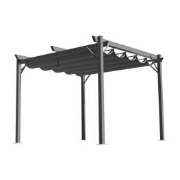 GardenLine Kerti pergola - Szürke - 3 x 4 m