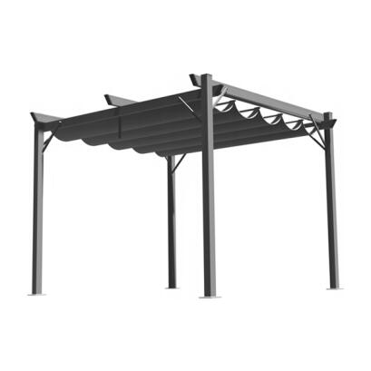 GardenLine Kerti pergola - Szürke - 3 x 4 m