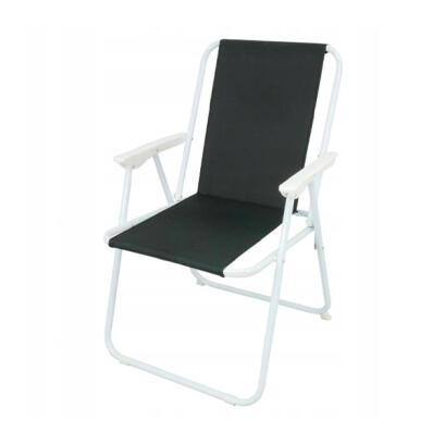 GardenLine Összecsukható kerti szék - Fekete - 53 x 59 x 76 cm