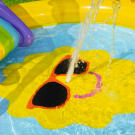 Felfújható gyermek medence csúszdával - Pálmafa