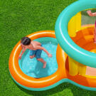 Felfújható gyermek medence és trambulin