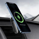 Baseus Big Energy autós tartó 15 W-os induktív töltővel iPhone 12 Iphone 13 sorozathoz (fekete)