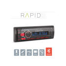 Fejegység Rapid MP3 lejátszó- 1 DIN - 4 x 50 W - BT - MP3 - AUX - SD - USB