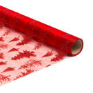 Karácsonyi asztalterítő futó - Piros - 180 x 28 cm