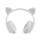 Macskafüles vezeték nélküli fejhallgató RGB világítással