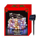 Napelemes karácsonyi fényfüzér (100 LED)