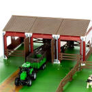 Játék farm készlet állatokkal, mezőgazdasági gépekkel