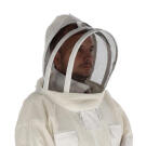 3 rétegű szellőző méhész ruha levehető kalappal (XXL)