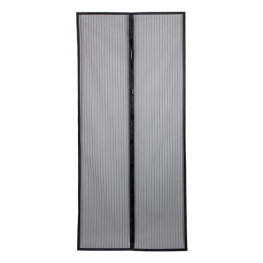 Fekete szúnyogháló függöny ajtóra 100x210 cm