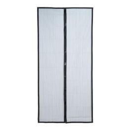 Fekete szúnyogháló függöny ajtóra - 220x100 cm