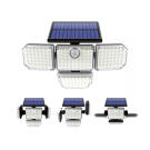 Mozgásérzékelős napelemes kültéri lámpa távirányítóval - 20x29x10 cm