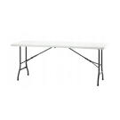 Összecsukható asztal - 180x75x72 cm - Fehér