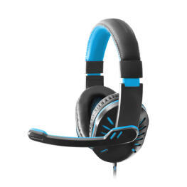 Gaming fejhallgató mikrofonnal - Esperanza Crow EGH330B - Kék