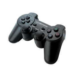 Vezetékes kontroller (PC, PS2, PS3) - Esperanza Corsair EG106 - Fekete