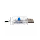Karácsonyi USB fényháló távirányítóval - Hideg fehér (160 LED)
