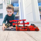 Kruzzel Autószállító játék teherautó 6 kisautóval