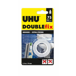 UHU Double Fix - kétoldalas ragasztószalg - 19 mm x 1,5 m