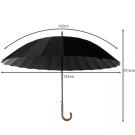 Nagy méretű összecsukható esernyő - 145 cm