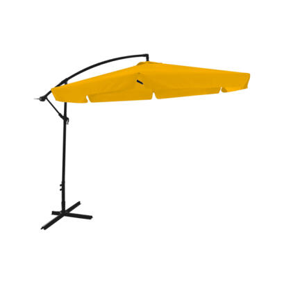 GardenLine “Banana” Függő napernyő – Sárga – 3 m