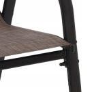 GardenLine kerti szék - 54 x 72 x 96 cm - Barna - 2 db