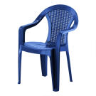 GardenLine műanyag kerti szék - 56 x 42 x 78 cm - Kék