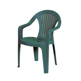 GardenLine műanyag kerti szék - 56 x 42 x 78 cm - Zöld