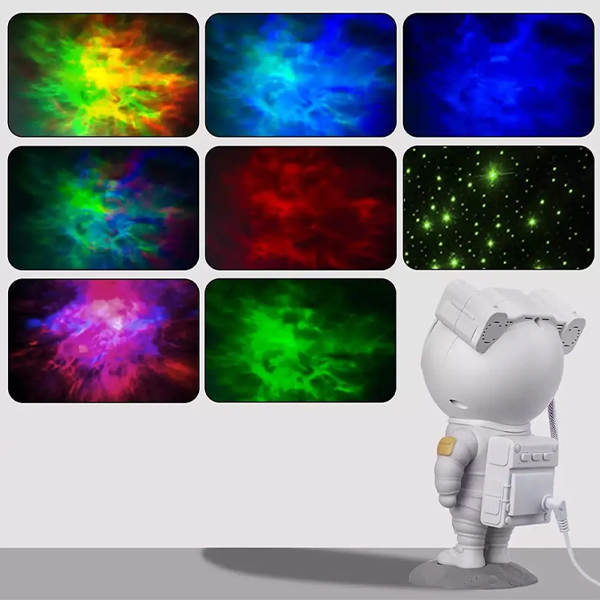 Asztronauta LED csillag- és galaxis projektor