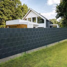 PVC kerítésszalag - 19 cm x 26 m - 700g m2 - Antracit szürke