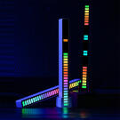 Ritmusra világító RGB LED kijelző - Fehér