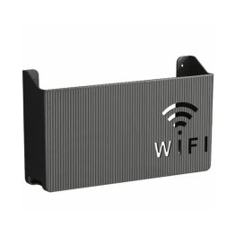 WiFi router tartó polc - Fekete